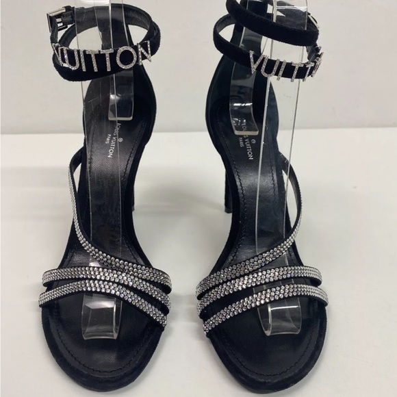 Limited edition Louis Vuitton crystal sandals - Picture 3 of 12